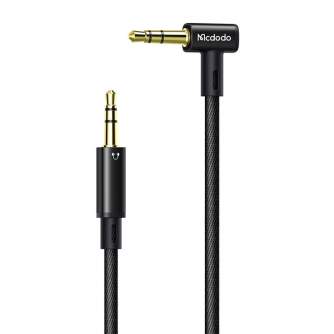 Новые товары - AUX mini jack 3.5mm cable Mcdodo CA-7590, angled, 1.2m (black) CA-7590 - быстрый заказ от производителя