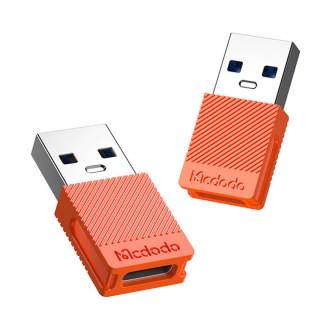 Sortimenta jaunumi - USB-C to USB 3.0 adapter, Mcdodo OT-6550 (orange) OT-6550 - ātri pasūtīt no ražotāja