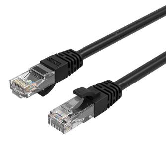 Sortimenta jaunumi - Orico RJ45 Cat.6 Round Ethernet Network Cable 1m (Black) PUG-C6-10-BK-EP - ātri pasūtīt no ražotāja