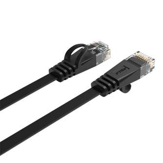 Sortimenta jaunumi - Orico RJ45 Cat.6 Flat Ethernet Network Cable 20m (Black) PUG-C6B-200-BK-EP - ātri pasūtīt no ražotāja