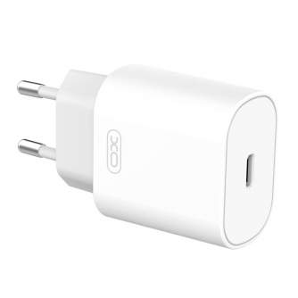 Telefonų, planšetinių kompiuterių ir GPS įkrovikliai - Wall Charger XO L91EU USB-C, 25W (white) L91 EU - быстрый заказ от произв