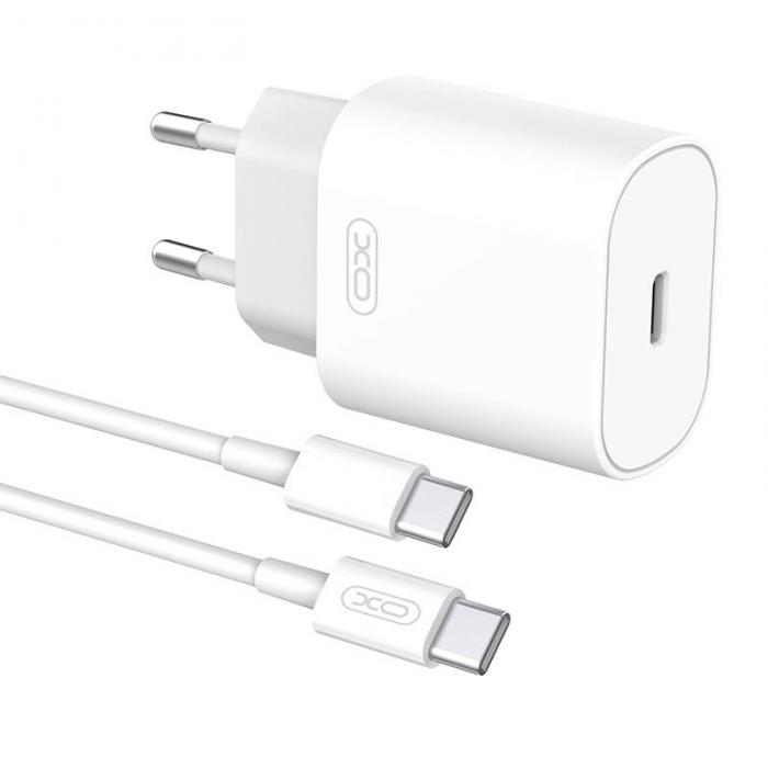 Cables - Wall Charger with + USB-C Cable XO L91EU 25W (white) L91EU + USB-C - quick order from manufacturer
