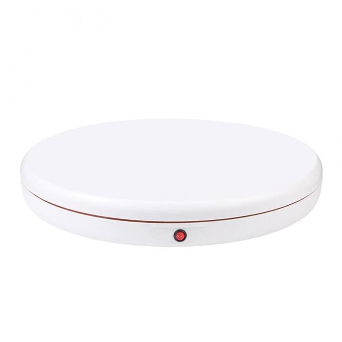 3D/360 systems - Rotating display stand Puluz 45 cm (white) PU3146EU - buy today in store and with delivery