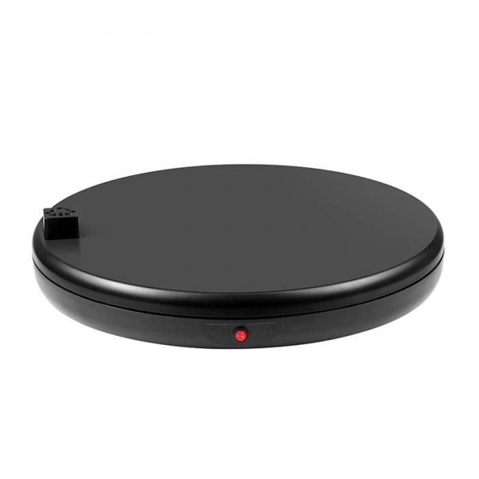 3D/360 systems - Rotating display stand Puluz with power socket 45 cm (black) PU3147EU - buy today in store and with delivery