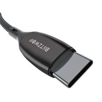 Кабели - USB-C cable to USB-C Blitzwolf BW-TC23, 100W 1.8m (black) BW-TC23 6ft - быстрый заказ от производителя
