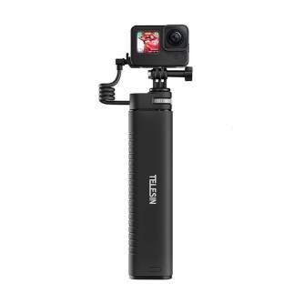 Kabeļi - TELESIN Power grip selfie stick (With power bank) TE-CSS-001 TE-CSS-001 - ātri pasūtīt no ražotāja
