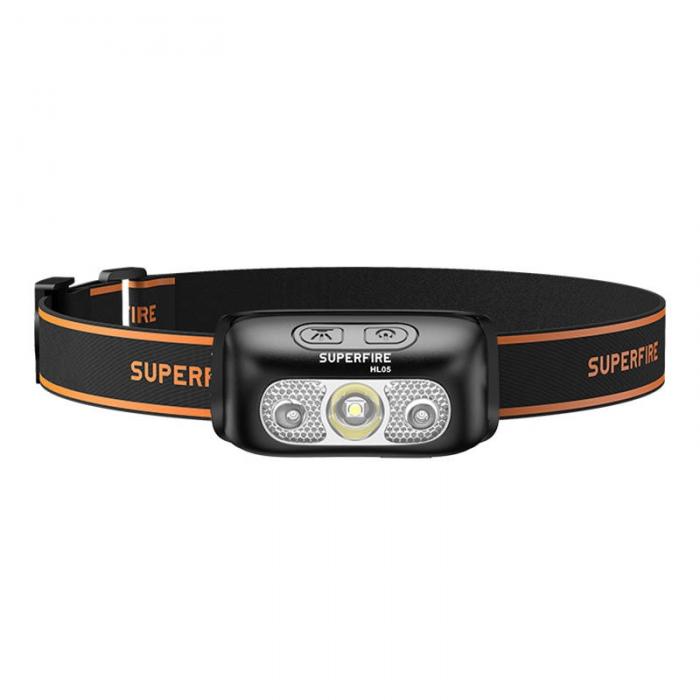 Фонарики - Headlamp Superfire HL05-E, 120lm, USB HL05-E - быстрый заказ от производителя