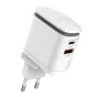 Wall charger - Wall charger LDNIO A2423C USB, USB-C + USB-C - Lightning cable A2423C Type - quick order from manufacturer