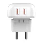 Больше не производится - Wall charger LDNIO A2512Q 2USB 18W + microUSB cable A2512Q micro