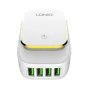Wall charger - Wall charger LDNIO A4405 4USB, LED lamp + USB-C Cable A4405 Type C - quick order from manufacturer