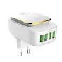 Wall charger - Wall charger LDNIO A4405 4USB, LED lamp + USB-C Cable A4405 Type C - quick order from manufacturer