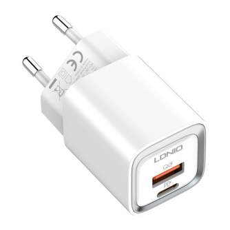 Kabeļi - Wall charger LDNIO A2318C USB, USB-C 20W + Lightning Cable A2318C Lightning - ātri pasūtīt no ražotāja