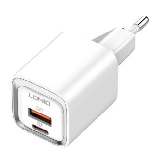 Kabeļi - Wall charger LDNIO A2318C USB, USB-C 20W + Lightning Cable A2318C Lightning - ātri pasūtīt no ražotāja