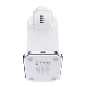 Cables - Inductive charger 3in1 Qi with stand Acefast E15 15W (white) E15 white - quick order from manufacturer