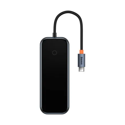 Адаптер 4w1 Baseus Hub USB-C na 4xUSB 3.0 (темно-серый) WKJZ010513
