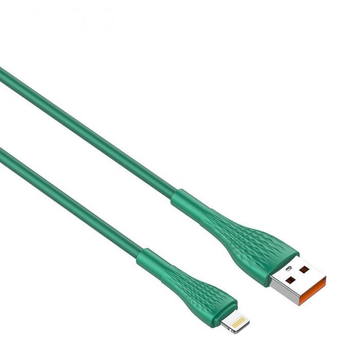 Kabeļi - Lightning Cable LDNIO LS671 30W, 1m (green) LS671 lightning - ātri pasūtīt no ražotāja