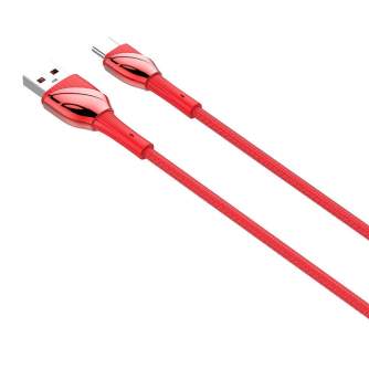 Kabeļi - USB to USB-C cable LDNIO LS662, 30W, 2m (red) LS662 type c - ātri pasūtīt no ražotāja