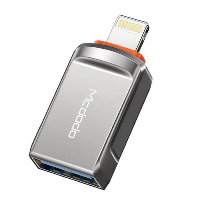 Sortimenta jaunumi - Adapter USB 3.0 to lightning Mcdodo OT-8600 (black) OT-8600 - ātri pasūtīt no ražotāja