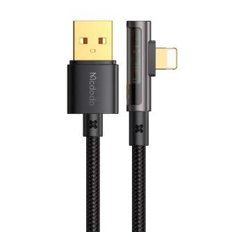 Kabeļi - USB to lightning prism 90 degree cable Mcdodo CA-3511, 1.8m (black) CA-3511 - ātri pasūtīt no ražotāja