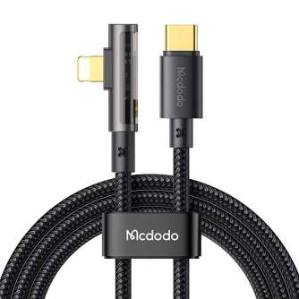 Cables - USB-C to Lightning Prism 90 degree cable Mcdodo CA-3391, 1.8m (black) CA-3391 - quick order from manufacturer