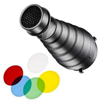 Barndoors Snoots & Grids - walimex Universal Conical Snoot Set Elinchrom - quick order from manufacturer