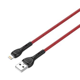 Кабели - LDNIO LS482 2m USB - Lightning Cable (Red) LS482 lightning - быстрый заказ от производителя