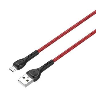 Кабели - LDNIO LS482 2m USB - Micro USB Cable (Red) LS482 micro - быстрый заказ от производителя