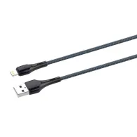 Кабели - LDNIO LS521, 1m USB - Lightning Cable (Grey-Blue) LS521 lightning - быстрый заказ от производителяКабели - LDNIO LS521, 1m USB - Lightning Cable (Grey-Blue) LS521 lightning - быстрый заказ от производителя