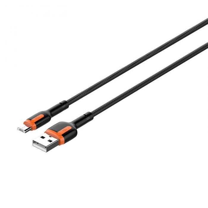 Кабели - LDNIO LS531 USB - Micro USB 1m Cable (Grey-Orange) LS531 micro - быстрый заказ от производителя