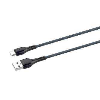 LDNIO LS521, 1m USB - USB-C Cable (Grey-Blue) LS521 type c