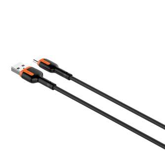 Кабели - LDNIO LS531, 1m USB - USB-C Cable (Grey-Orange) LS531 type c - быстрый заказ от производителя