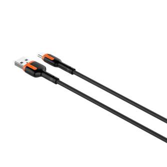Кабели - LDNIO LS532 USB - Micro USB 2m Cable (Grey-Orange) LS532 micro - быстрый заказ от производителя