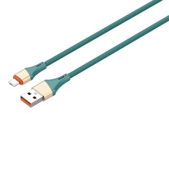 Kabeļi - LDNIO LS632 USB - Micro USB 2m, 30W Cable (green) LS632 micro - ātri pasūtīt no ražotāja