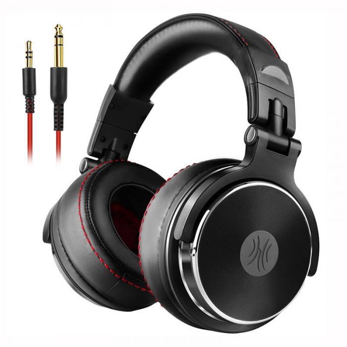 Austiņas - Headphones OneOdio Pro50 black Pro50 black - купить сегодня в магазине и с доставкой