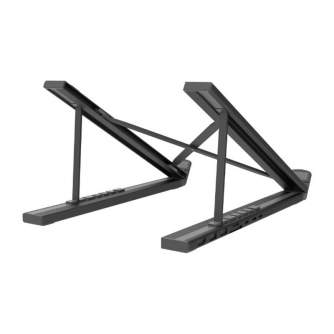 New products - 7in1 Laptop Stand Docking Station Choetech HUB-M48 (black) HUB-M48 - quick order from manufacturer