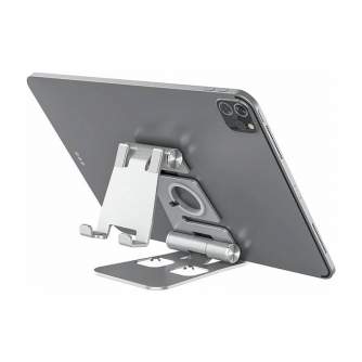Штативы для телефона - Foldable 3in1 stand for phone / tablet / smartwatch, Blitzwolf BW-TS4 (silver) BW-TS4 - быстрый заказ от 