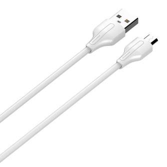 Кабели - USB to Micro USB cable LDNIO LS540, 2.4A, 0.2m (white) LS540 micro - быстрый заказ от производителя