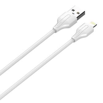USB to Lightning cable LDNIO LS542, 2.1A, 2m (white) LS542 lightning