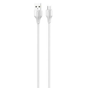 Кабели - USB to Micro USB cable LDNIO LS542, 2.1A, 2m (white) LS542 micro - быстрый заказ от производителя