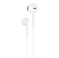 Austiņas - Inclined in-ear remote earphones Foneng EP100 (white) EP100 White - ātri pasūtīt no ražotājaAustiņas - Inclined in-ear remote earphones Foneng EP100 (white) EP100 White - ātri pasūtīt no ražotāja