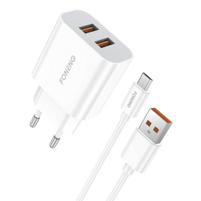 Кабели - Dual USB charger Foneng EU45 Micro EU45 Micro - быстрый заказ от производителя