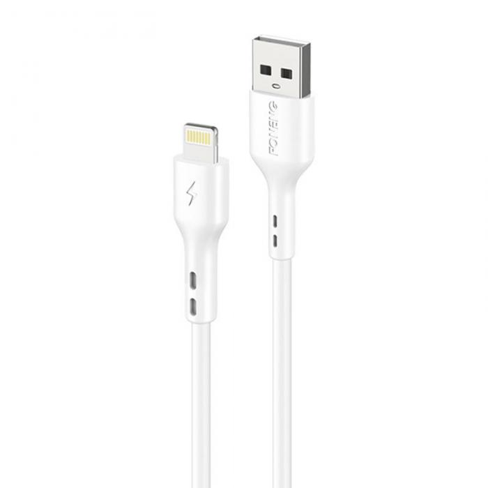 Kabeļi - Cable USB Foneng X36 iPhone (white) X36 iPhone / White - ātri pasūtīt no ražotāja
