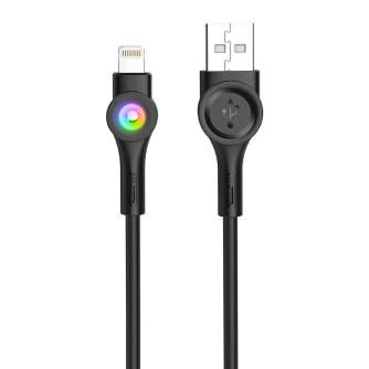 Kabeļi - Cable USB with LED light Foneng X59 iPhone X59 iPhone - ātri pasūtīt no ražotāja