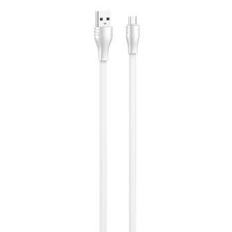 Kabeļi - Cable USB - Micro USB LDNIO LS552, 2.1A, 2m (white) LS552 micro - ātri pasūtīt no ražotāja