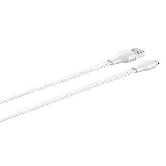 Kabeļi - Cable USB to Lightning LDNIO LS553, 2.1A, 2m (white) LS553 lightning - ātri pasūtīt no ražotāja