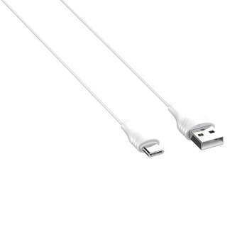 Kabeļi - Cable USB to USB-C LDNIO LS553, 2.1A, 2m (white) LS553 type c - ātri pasūtīt no ražotāja