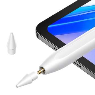 New products - Baseus Smooth Writing Stylus with LED Indicators (Active) White SXBC060402 - quick order from manufacturer