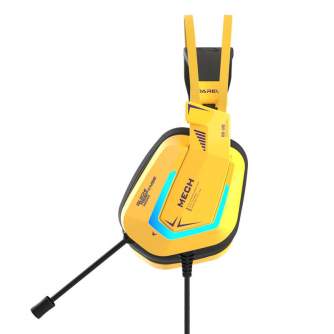 Headphones - Gaming headphones Dareu EH732 USB RGB (yellow) TH649U08603R - quick order from manufacturer