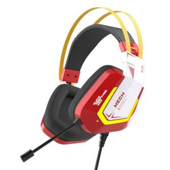 Austiņas - Gaming headphones Dareu EH732 USB RGB (red) TH649U08602R - ātri pasūtīt no ražotāja