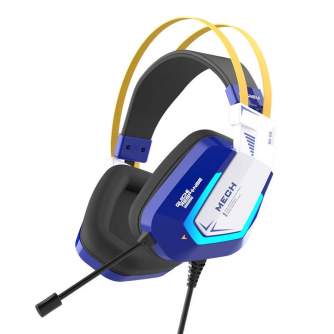 Headphones - Gaming headphones Dareu EH732 USB RGB (blue) TH649U08601R - quick order from manufacturer
